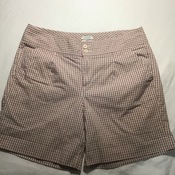 Dockers Pants - Dockers Ideal Fit  Bermuda Plaid 4 Pocket Shorts 7” Inseam, Size 14